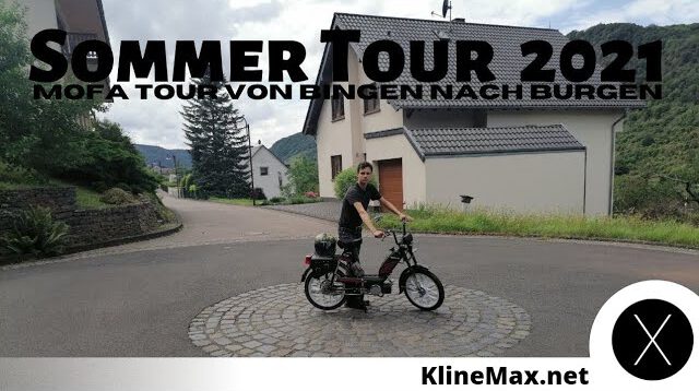 Mofa und Fahrradtour von Bingen nach Burgen | Sommertour 2021